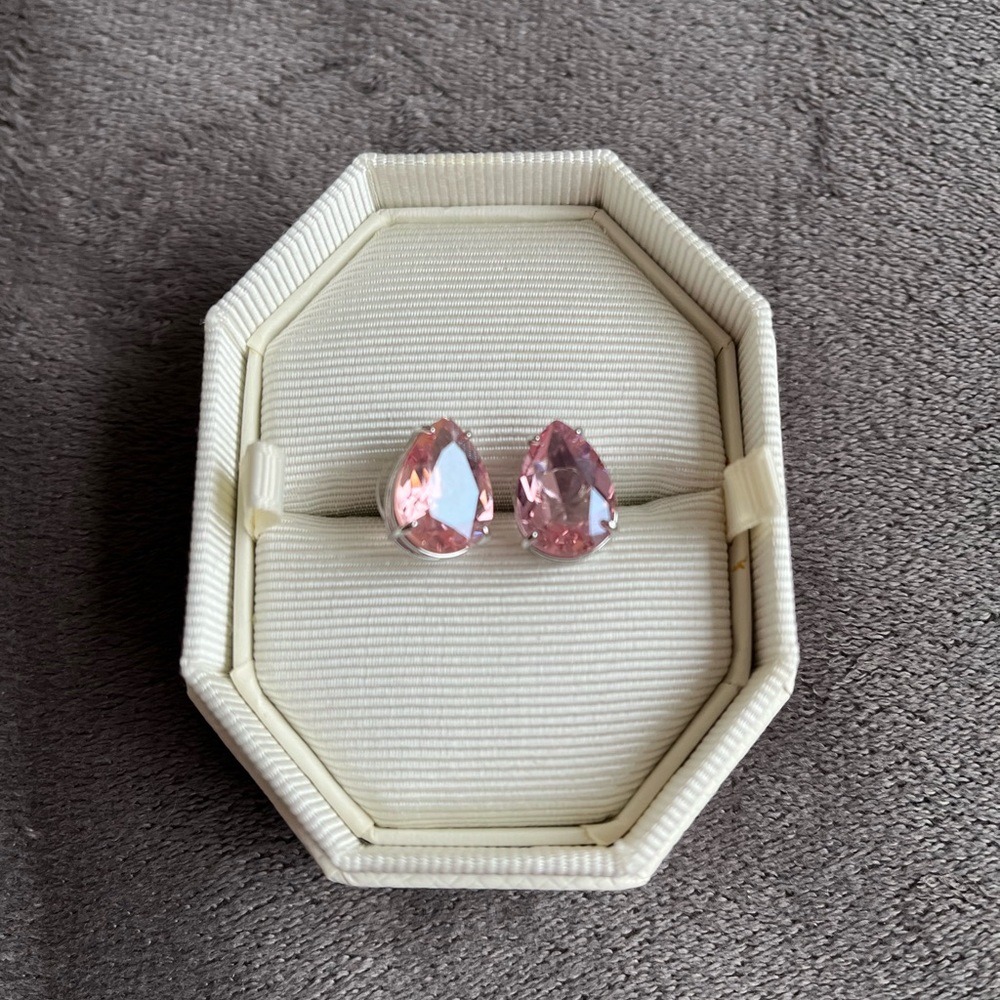 SWAROVSKI pink Gema stud earrings